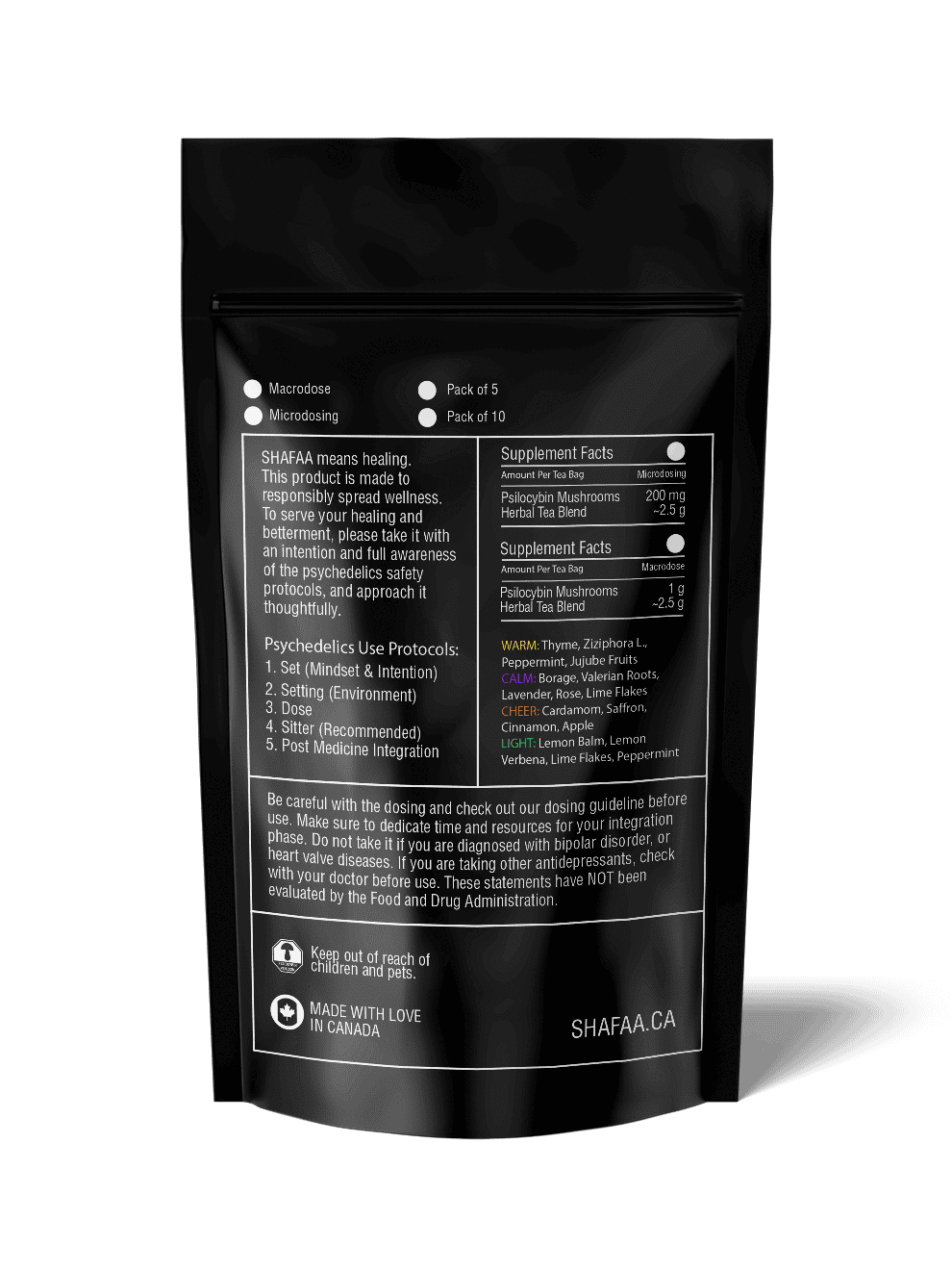 hmt3 Magic Mushroom Tea – Warm Blend Pack