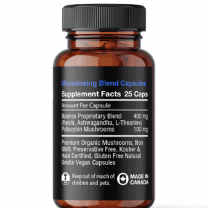 Microdosing Mushroom Capsules – Balance Blend