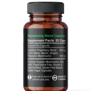 Microdosing Mushroom Capsules – Cognition Blend