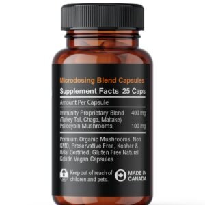 Microdosing Mushroom Capsules – Immunity Blend