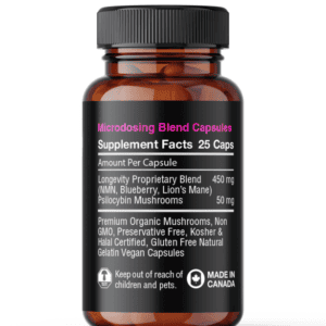 Microdosing Mushroom Capsules Vitality Stack